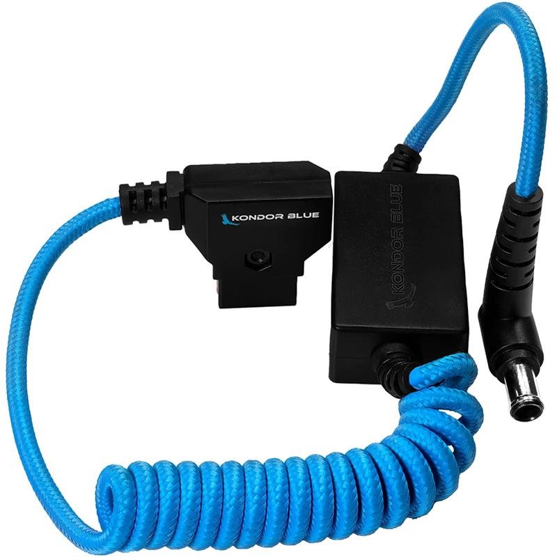 Kondor Blue Coiled D-Tap to 19.5V Regulated DC for Sony FX9/FX6